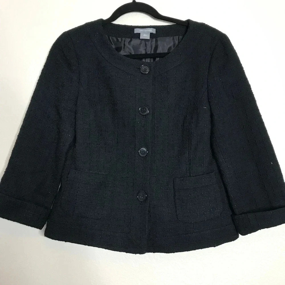 Ann Taylor Black Blazer Jacket